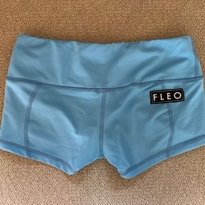 Blue Fleo Shorts